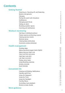 Huawei Watch Fit manual. Camera Instructions.